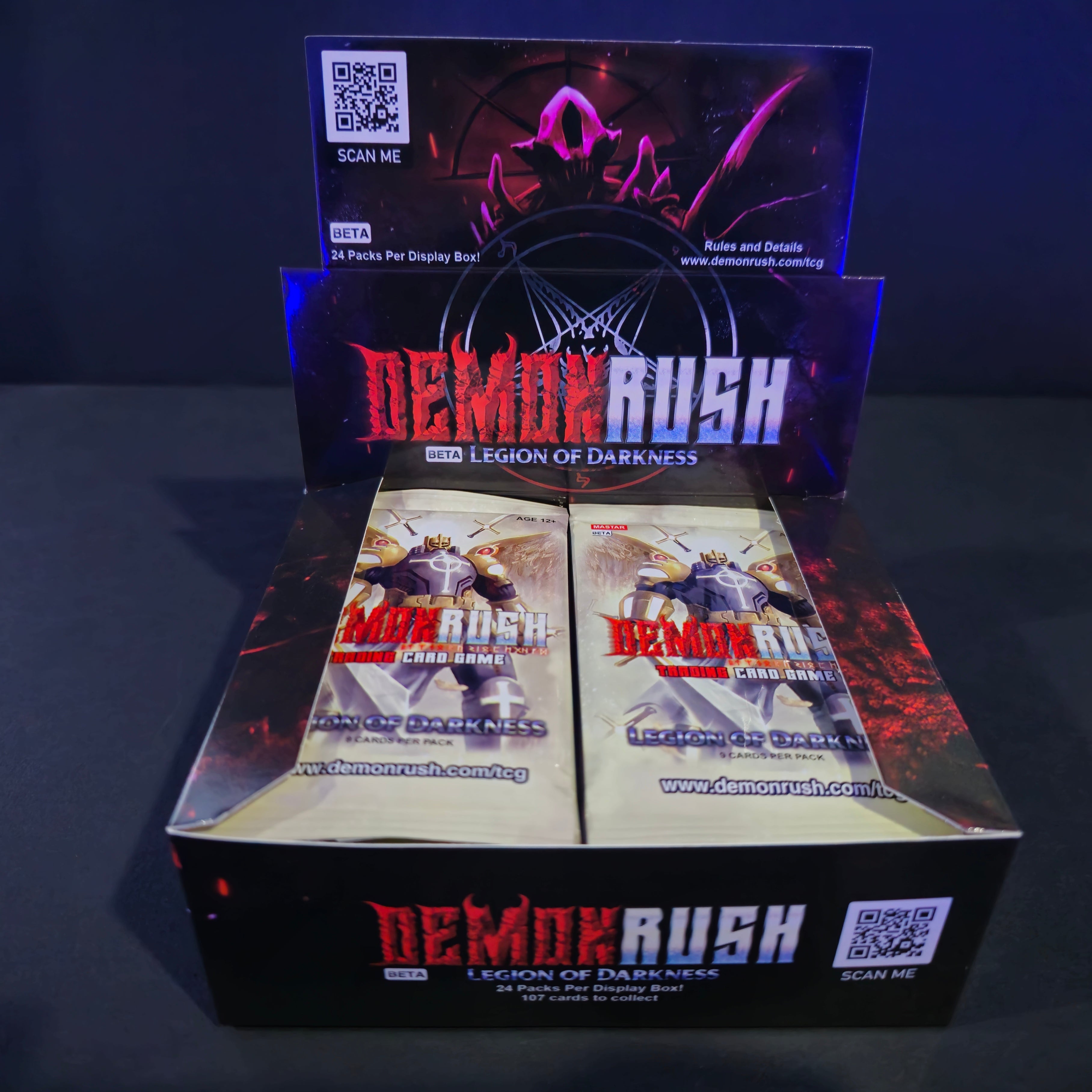 Booster Box - Demon Rush TCG Legion of Darkness (BETA) 24 packs Demon Rush Store Booster Box - Demon Rush TCG Legion of Darkness (BETA) 24 packs Demon Rush Store