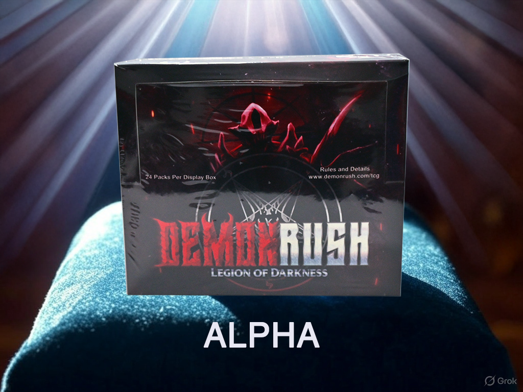 MINT* Extremely Rare Alpha Booster Box of Demon Rush TCG  Demon Rush Store